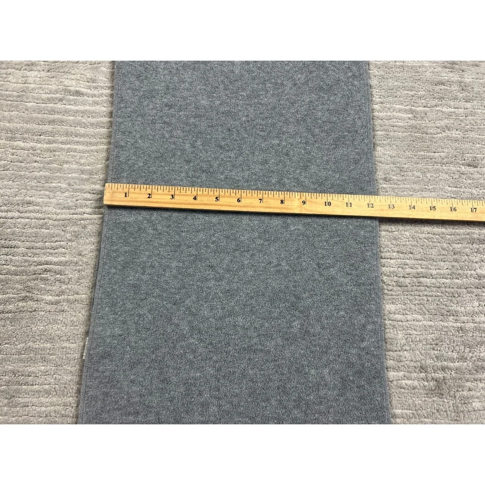 Old Navy Scarf Unisex OS Gray Fleece Solid Classic Warm Winter Accessory